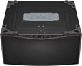 LG – SideKick 1.0 Cu. Ft. High-Efficiency Smart Top Load Pedestal Washer with 3-Motion Technology – Black steel