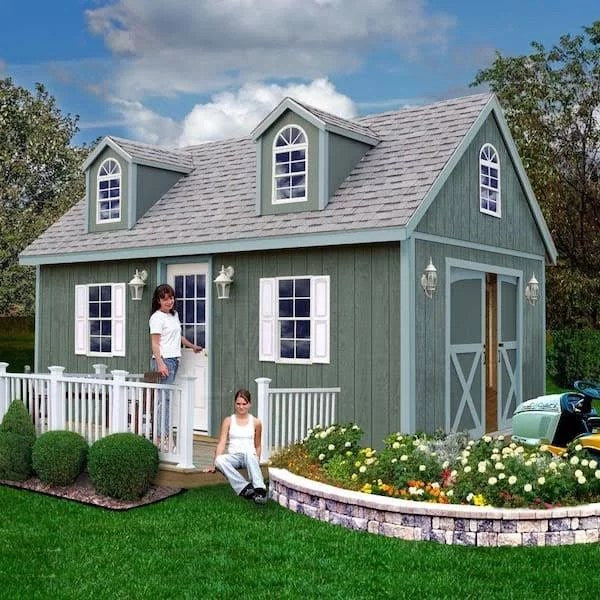 Best barns 12-ft x 20-ft Arlington with Floor Gable Engineered Storage Shed Installation Included